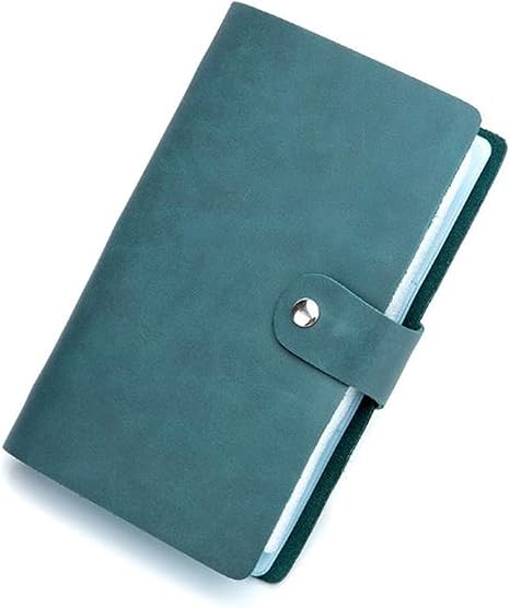 boshiho Leather Credit Card Holder Business ID Card Case Book Style 90 Count Name Card Holder Book