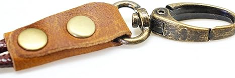 Badge Holder: Boshiho Cowhide Leather ID Badge Card Holder with 19" Neck Lanyard, Vertical Style