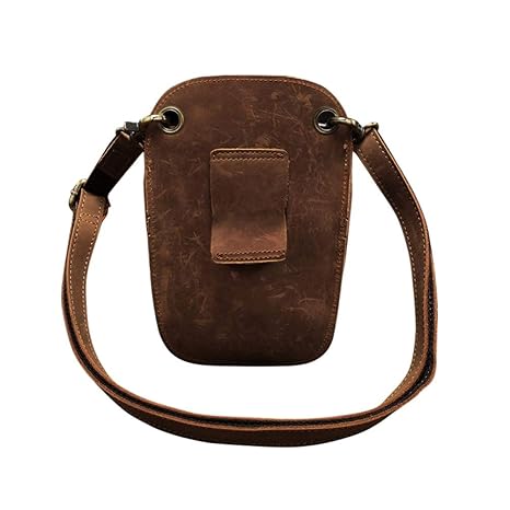 Scissors Pouch Cowhide Leather Salon Barber Hairdressing Scissors Holster Hair Stylist Tools Bag Comb Shear Holster Waist Shoulder Belt