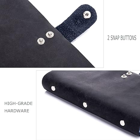 boshiho Leather Credit Card Holder Business ID Card Case Book Style 90 Count Name Card Holder Book