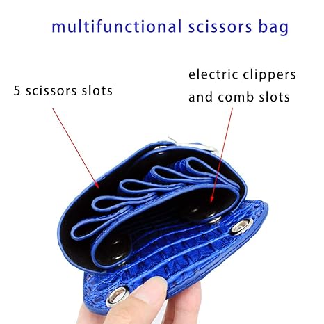 Scissors Pouch PU Leather Salon Barber Hairdressing Scissors Holster Hair Stylist Tools Bag