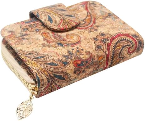boshiho Wallets for Women, Vegan Card Holder Bifold Womens Wallet Small Compact RFID Blocking Purse with Zipper Coins Pocket