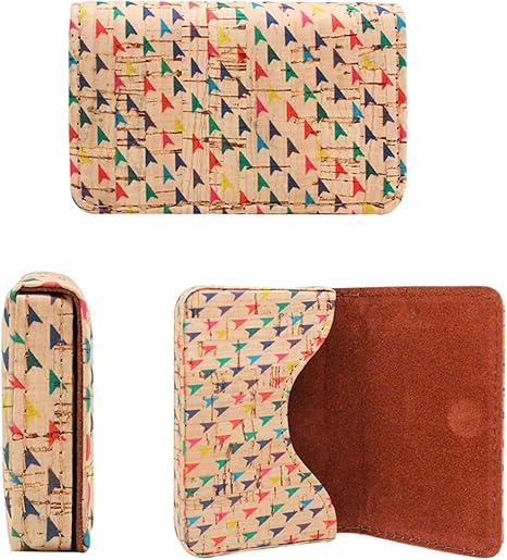 Boshiho Cork Business Card Case Eco-Friendly Vegan Name Card Holder