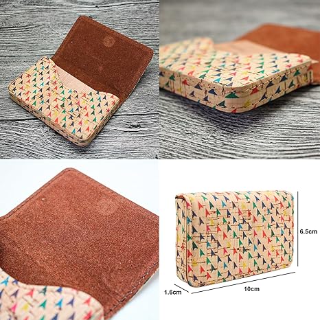 Boshiho Cork Business Card Case Eco-Friendly Vegan Name Card Holder