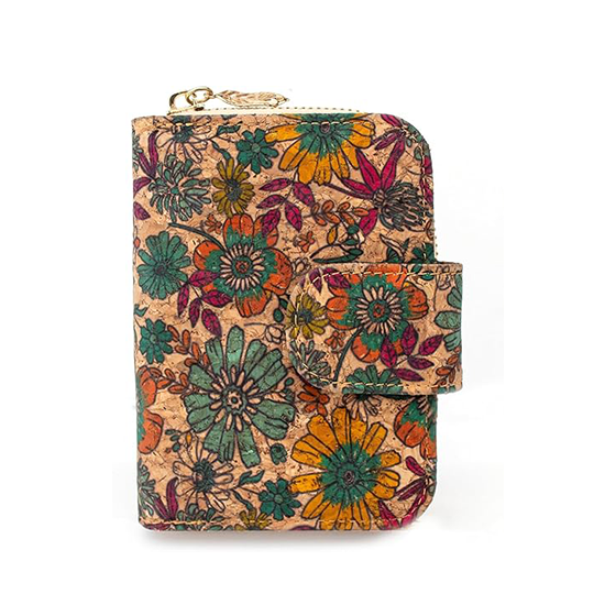 boshiho Wallets for Women, Vegan Card Holder Bifold Womens Wallet Small Compact RFID Blocking Purse with Zipper Coins Pocket