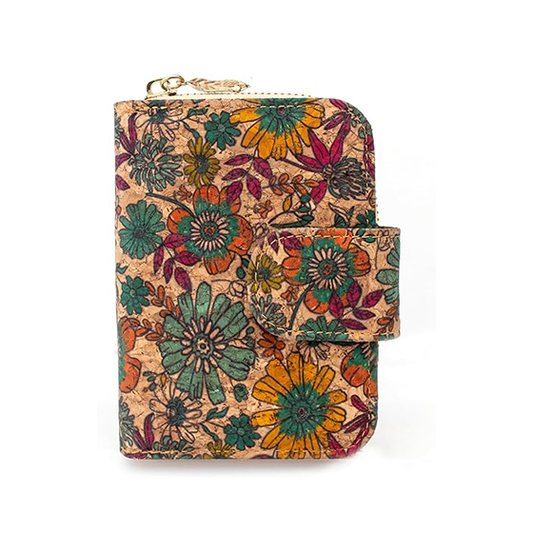 boshiho Wallets for Women, Vegan Card Holder Bifold Womens Wallet Small Compact RFID Blocking Purse with Zipper Coins Pocket