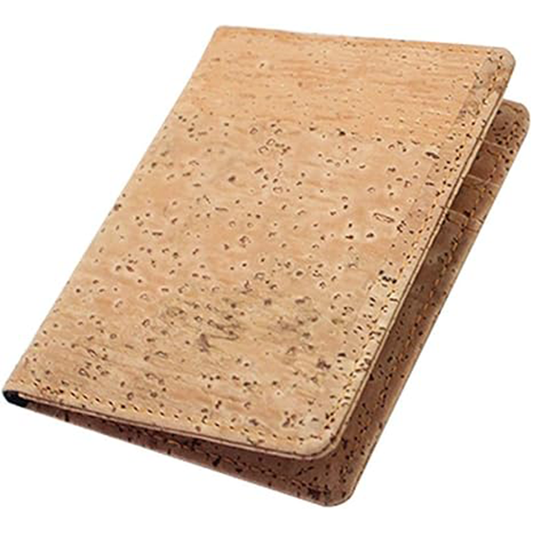 boshiho 2 Pcs Credit Card Holder, Vegan Cork Ultra Slim Wallet ID Card Case Unique Vegan Gift