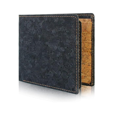 boshiho RFID Blocking Cork Wallet, Slim Bifold Vegan Credit Card Holder Purse Eco Friendly Gift for Men and Women