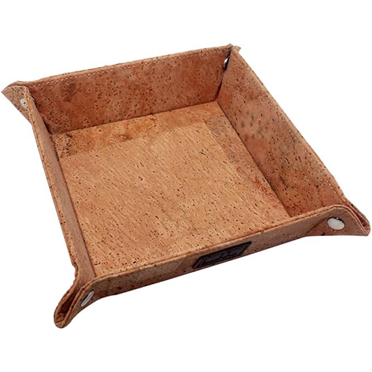 boshiho Valet Tray for Men, Natural Cork Jewelry Catchall Key Phone Coin Box Change Caddy Bedside Storage Box Eco-friendly Vegan Gift