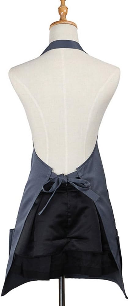 boshiho Painting Aprons Barber Apron with Pockets for Women/Men/Unisex, Utility or Work Apron