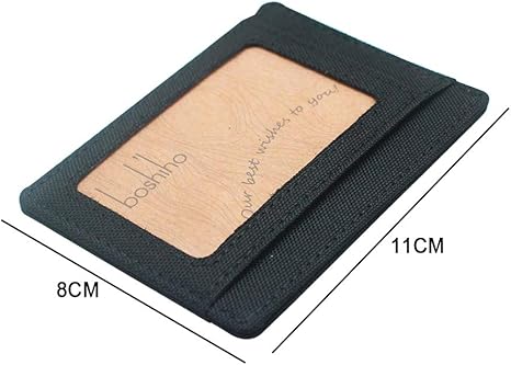 boshiho Card Holder Wallet for Men Women Slim Minimalist Front Pocket Wallet with 7 Cards Slots for Travel, Daily Use, Gifts