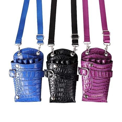 Scissors Pouch PU Leather Salon Barber Hairdressing Scissors Holster Hair Stylist Tools Bag