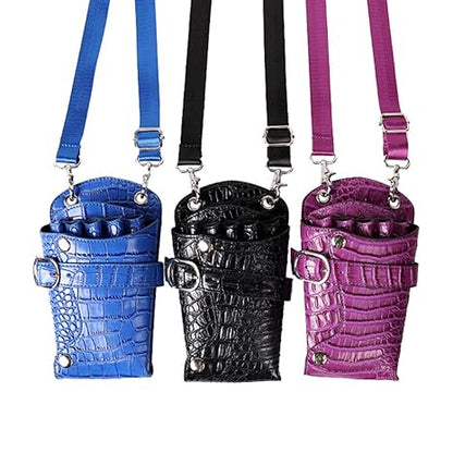 Scissors Pouch PU Leather Salon Barber Hairdressing Scissors Holster Hair Stylist Tools Bag