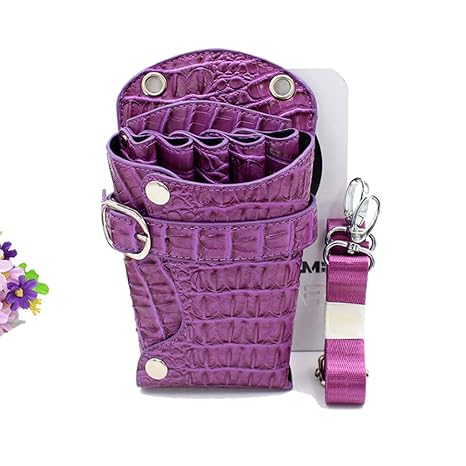 Scissors Pouch PU Leather Salon Barber Hairdressing Scissors Holster Hair Stylist Tools Bag