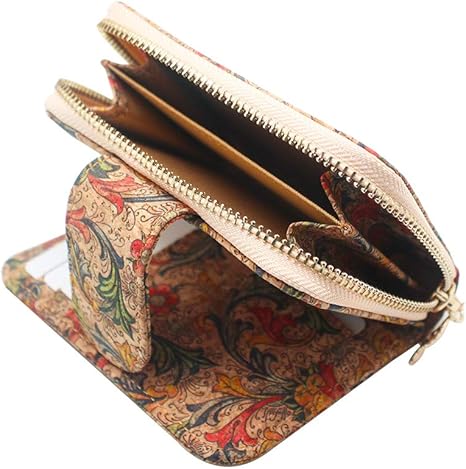 boshiho Wallets for Women, Vegan Card Holder Bifold Womens Wallet Small Compact RFID Blocking Purse with Zipper Coins Pocket