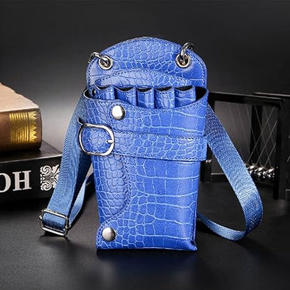 Scissors Pouch PU Leather Salon Barber Hairdressing Scissors Holster Hair Stylist Tools Bag