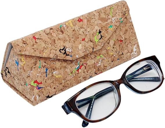 boshiho Valet Tray for Men, Natural Cork Jewelry Catchall Key Phone Coin Box Change Caddy Bedside Storage Box Eco-friendly Vegan Gift
