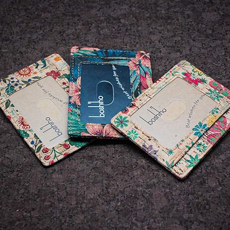 boshiho Card Holder Wallet for Men Women Eco Friendly Slim Minimalist Front Pocket Wallet with 7 Cards Slots for Environmentalist, Travel, Daily Use, Gifts
