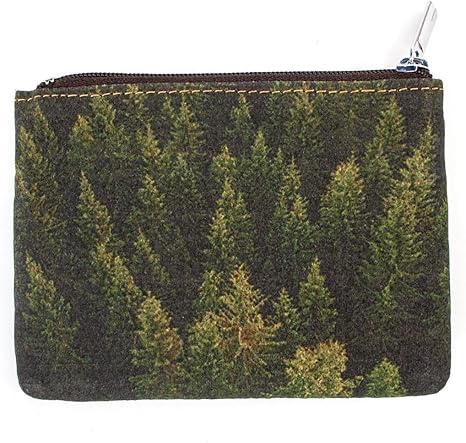 Eco-friendly Cork Coin Purse, Mini Pouch Card Change Vegan Wallet w Key Ring